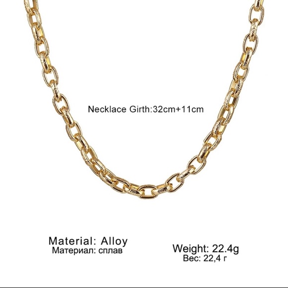 Necklace Women Goth Fashion Geometry Chocker - Picture 4 of 4